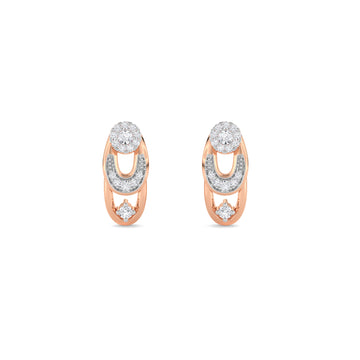 Modern Lab Grown Diamond Earrings