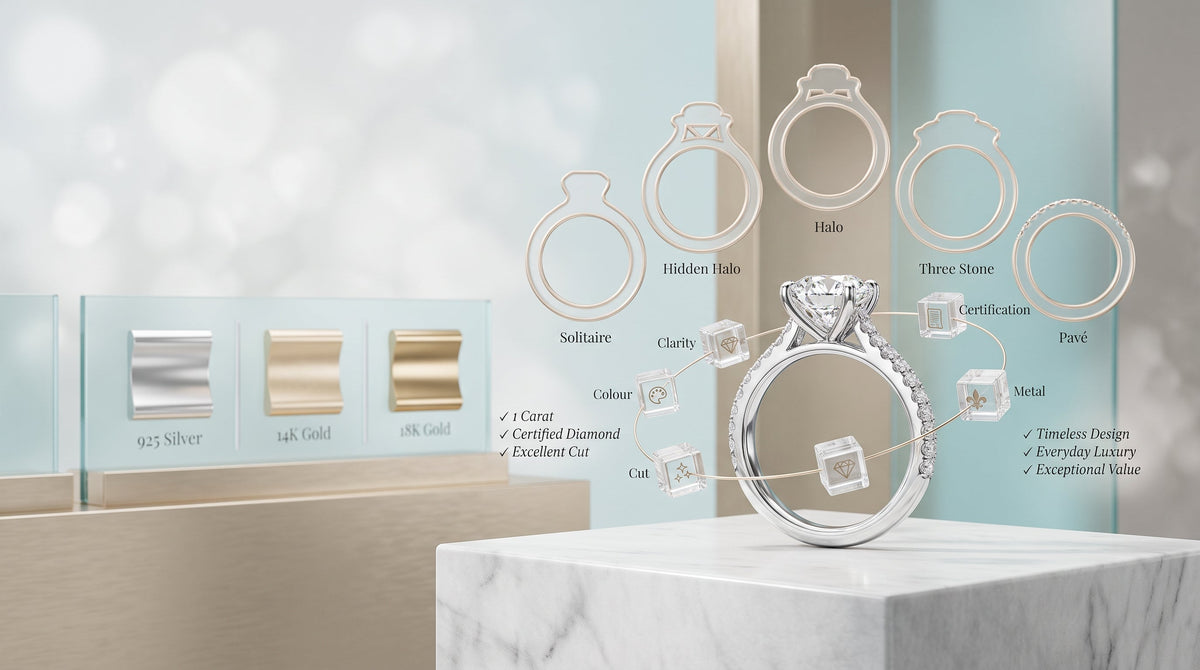 How Much Does a 1 Carat Lab Grown Diamond Ring Cost in India?