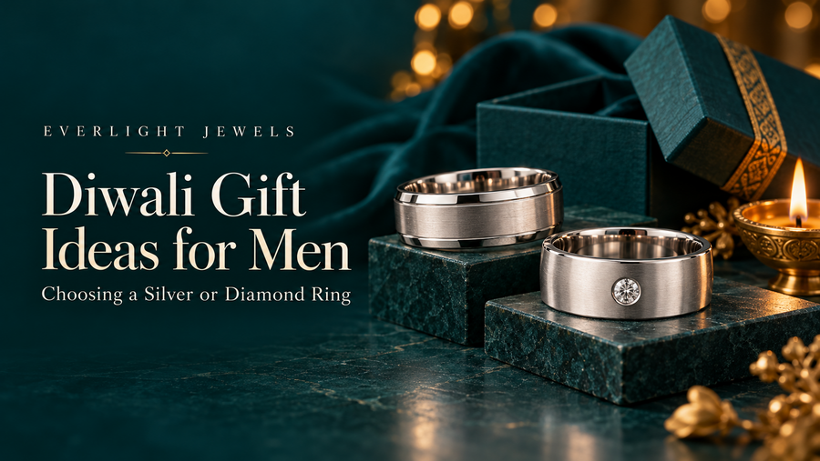 Diwali Gift Ideas for Men: Choosing a Silver or Diamond Ring
