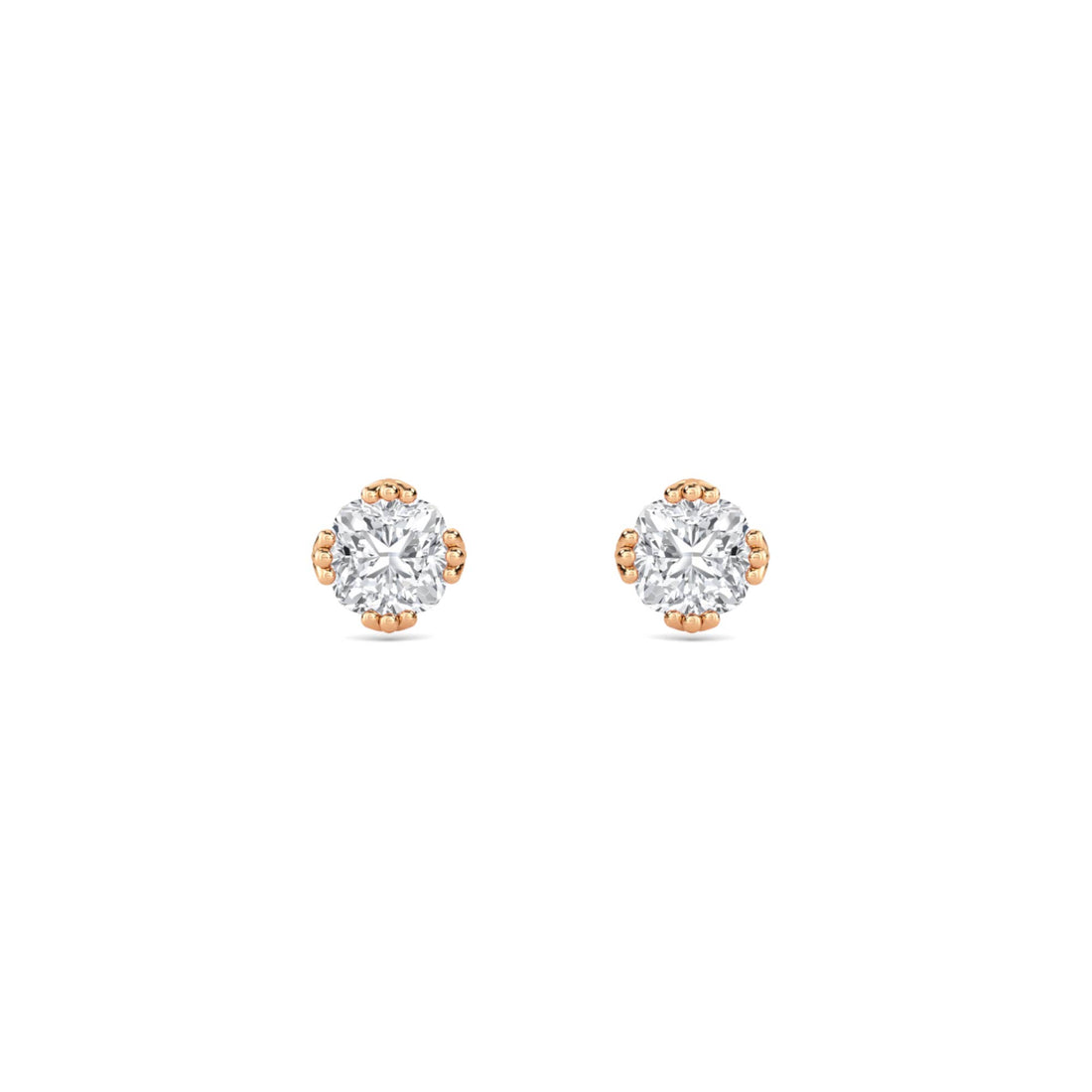Round Cluster Illusion Stud Earrings