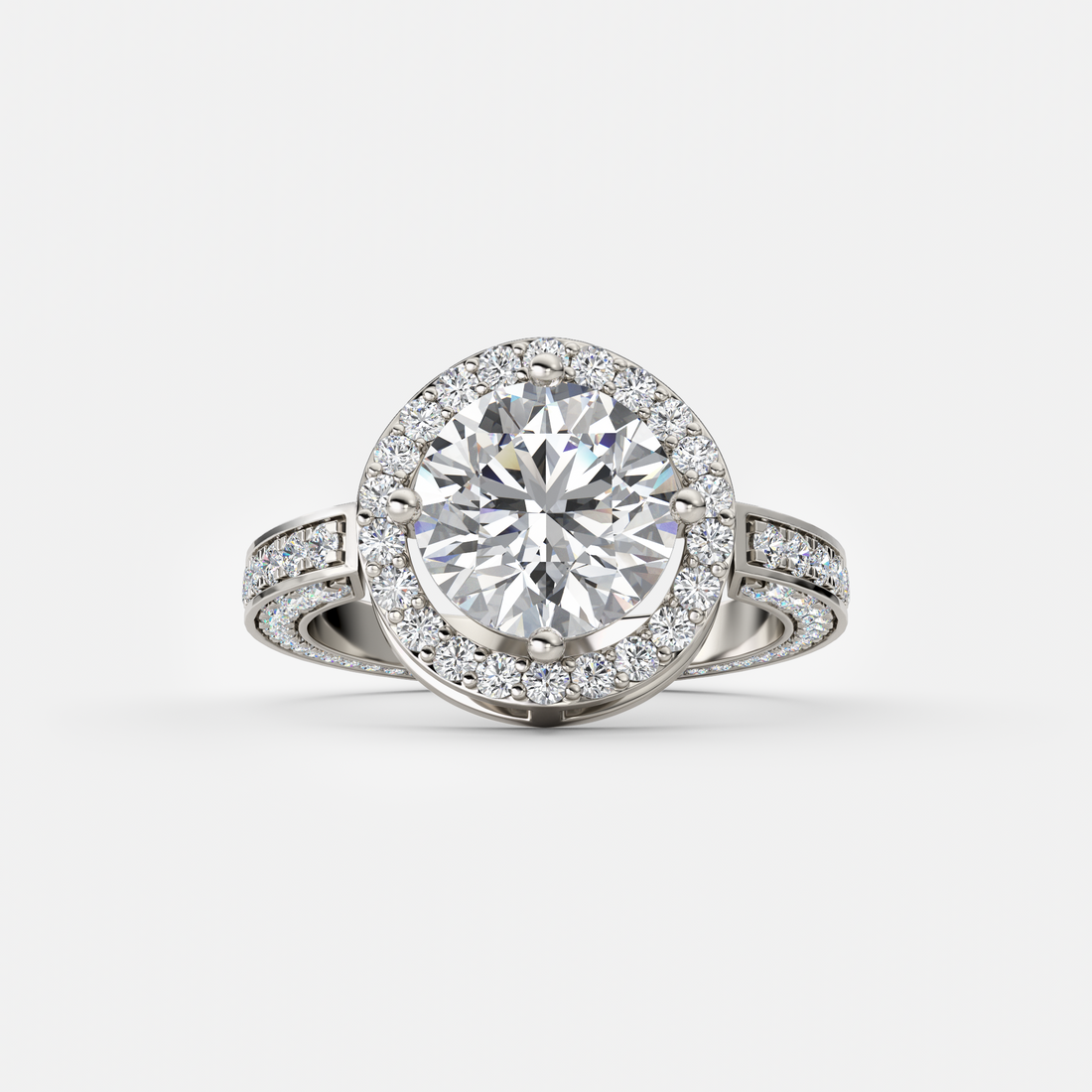 2 in 1 Convertible Diamond Ring Pendant (Silver)