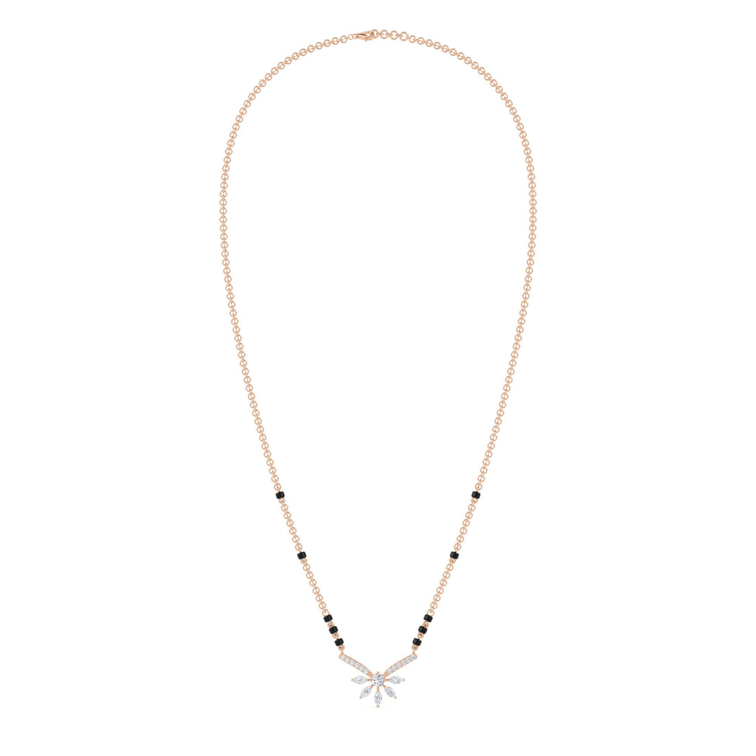 Marquise Burst Diamond Mangalsutra