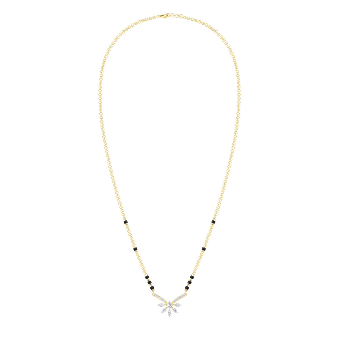 Marquise Burst Diamond Mangalsutra