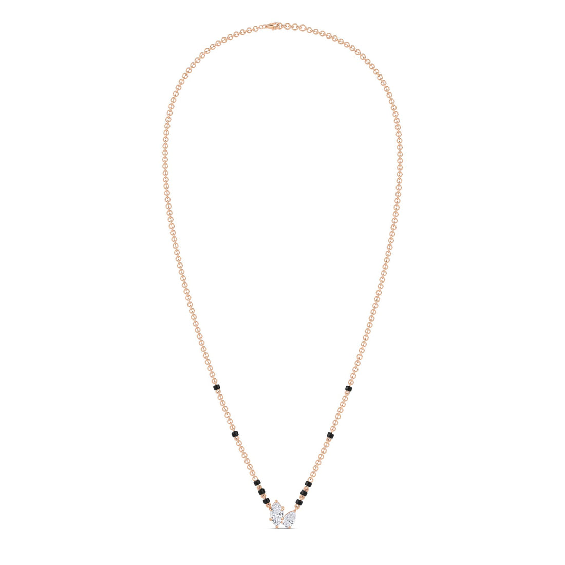 Marquise Pear Toi et Moi Mangalsutra