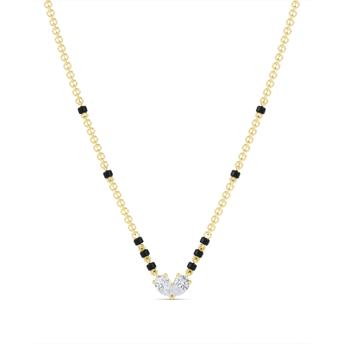 Pear Marquise Duo Diamond Mangalsutra