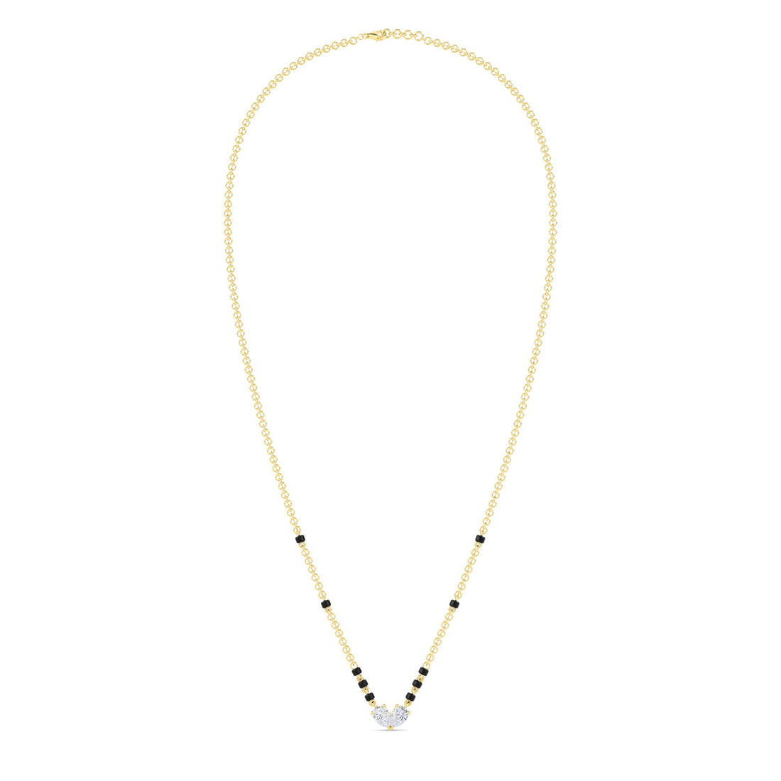 Pear Marquise Duo Diamond Mangalsutra