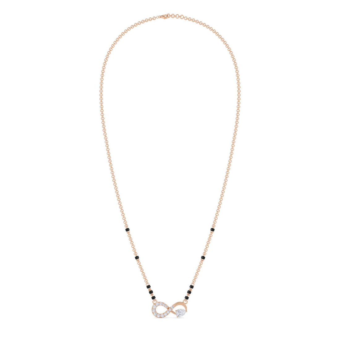 Infinity Pear Diamond Mangalsutra