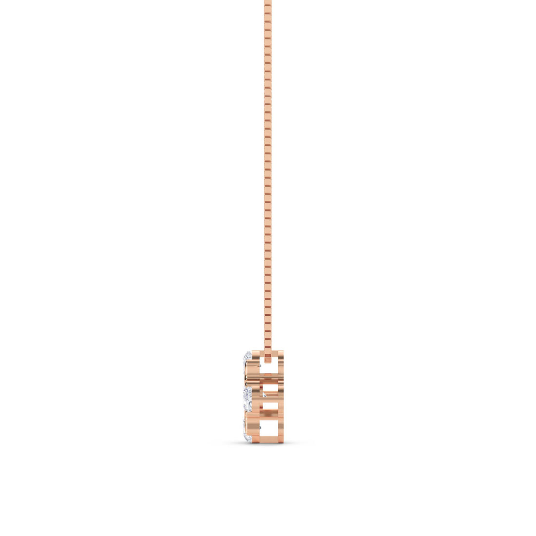 Diamond Clover Cross Lab Grown Diamond Pendant