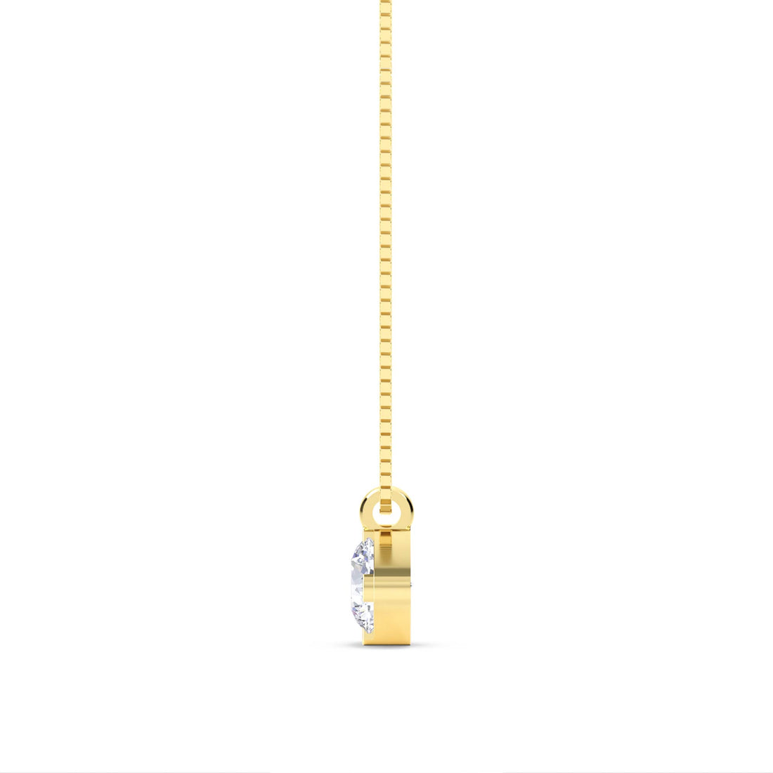 Cushion Cut Kite Set Lab Grown Diamond Pendant