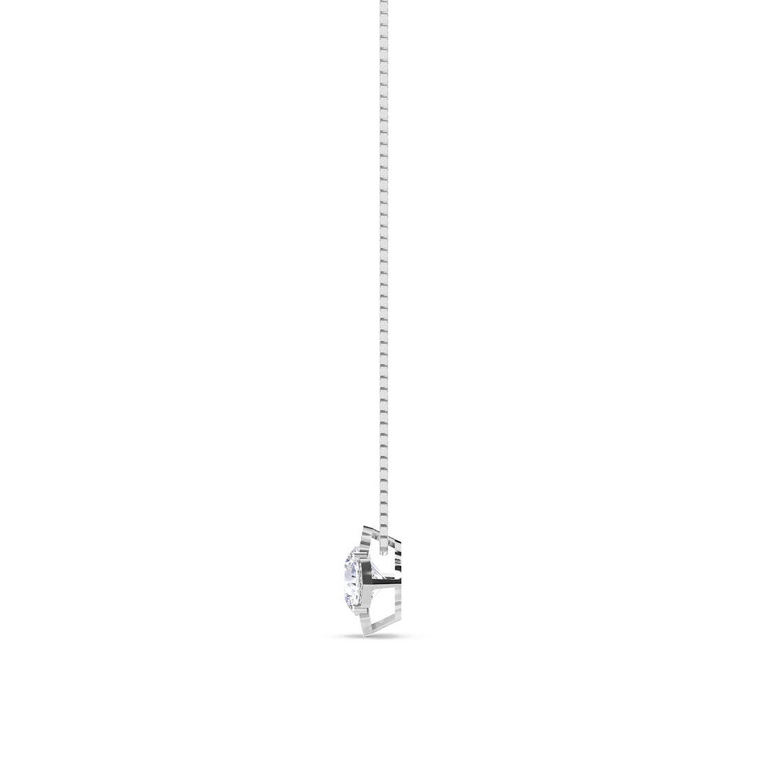 Round Cut Vintage Floral Halo Lab Grown Diamond Pendant
