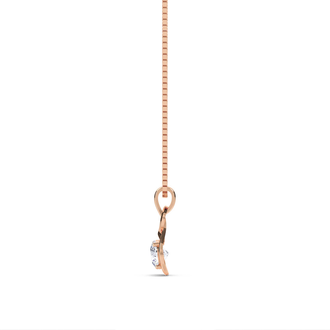 Round Celtic Love Knot Lab Grown Diamond Pendant