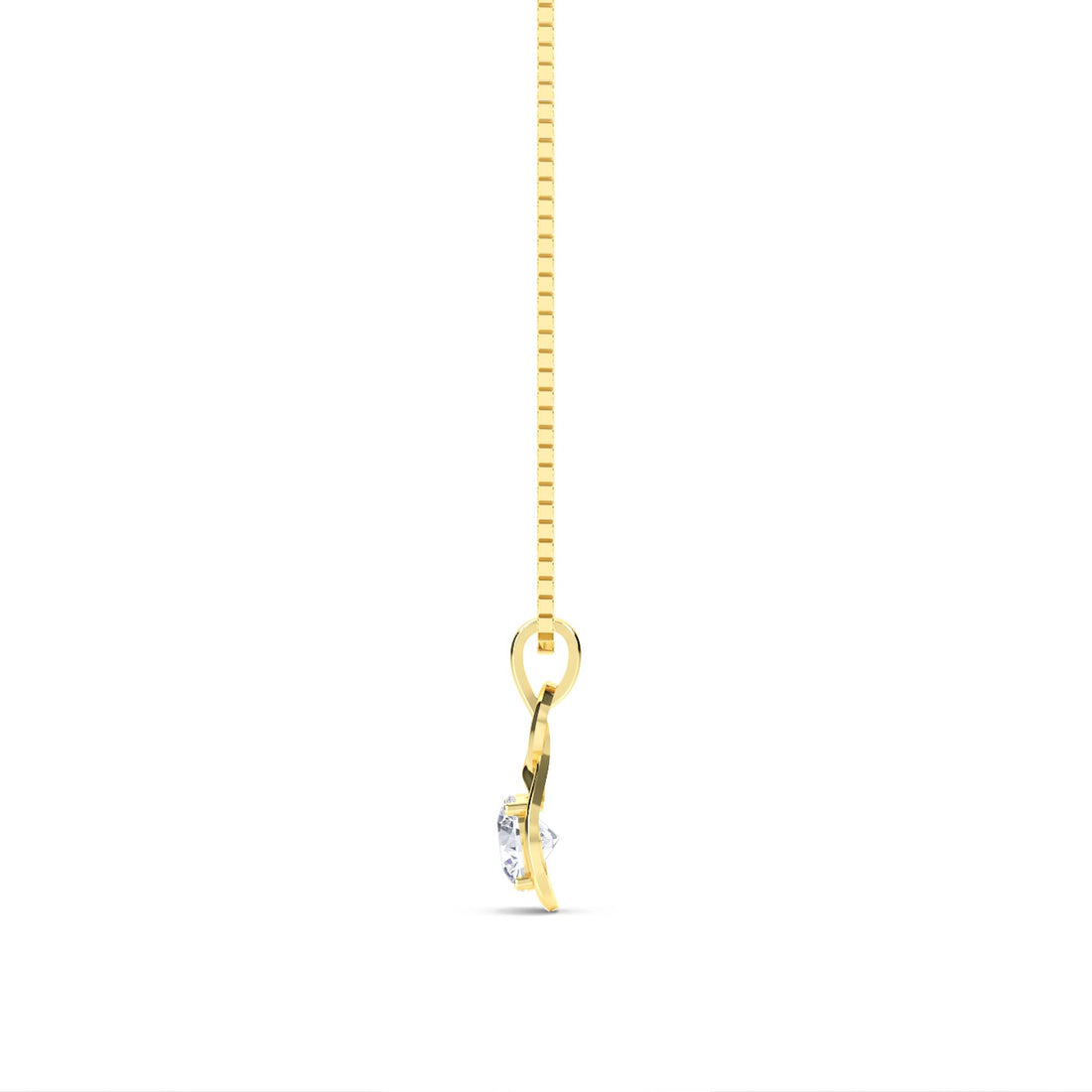 Round Celtic Love Knot Lab Grown Diamond Pendant