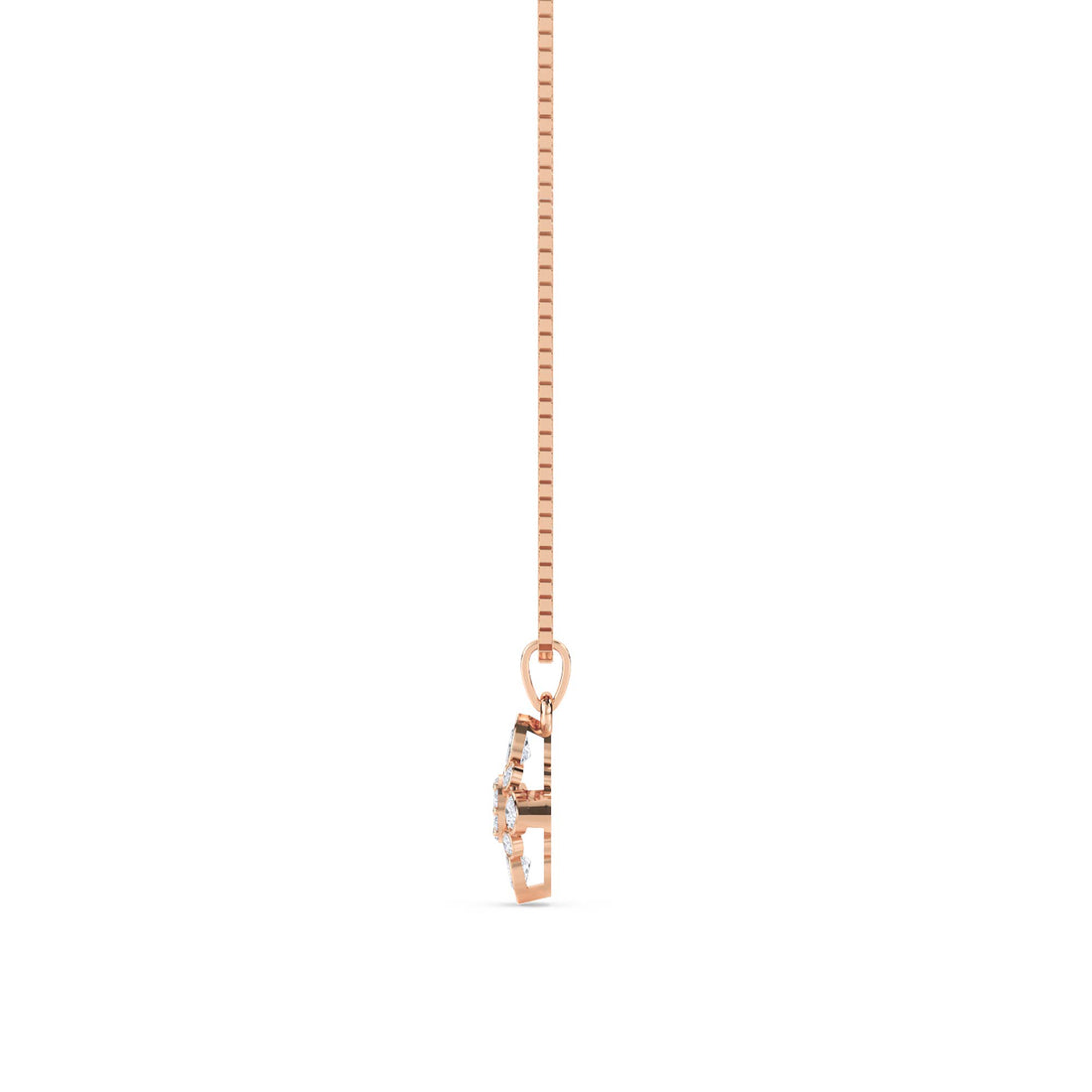 Vintage Star Medallion Lab Grown Diamond Pendant