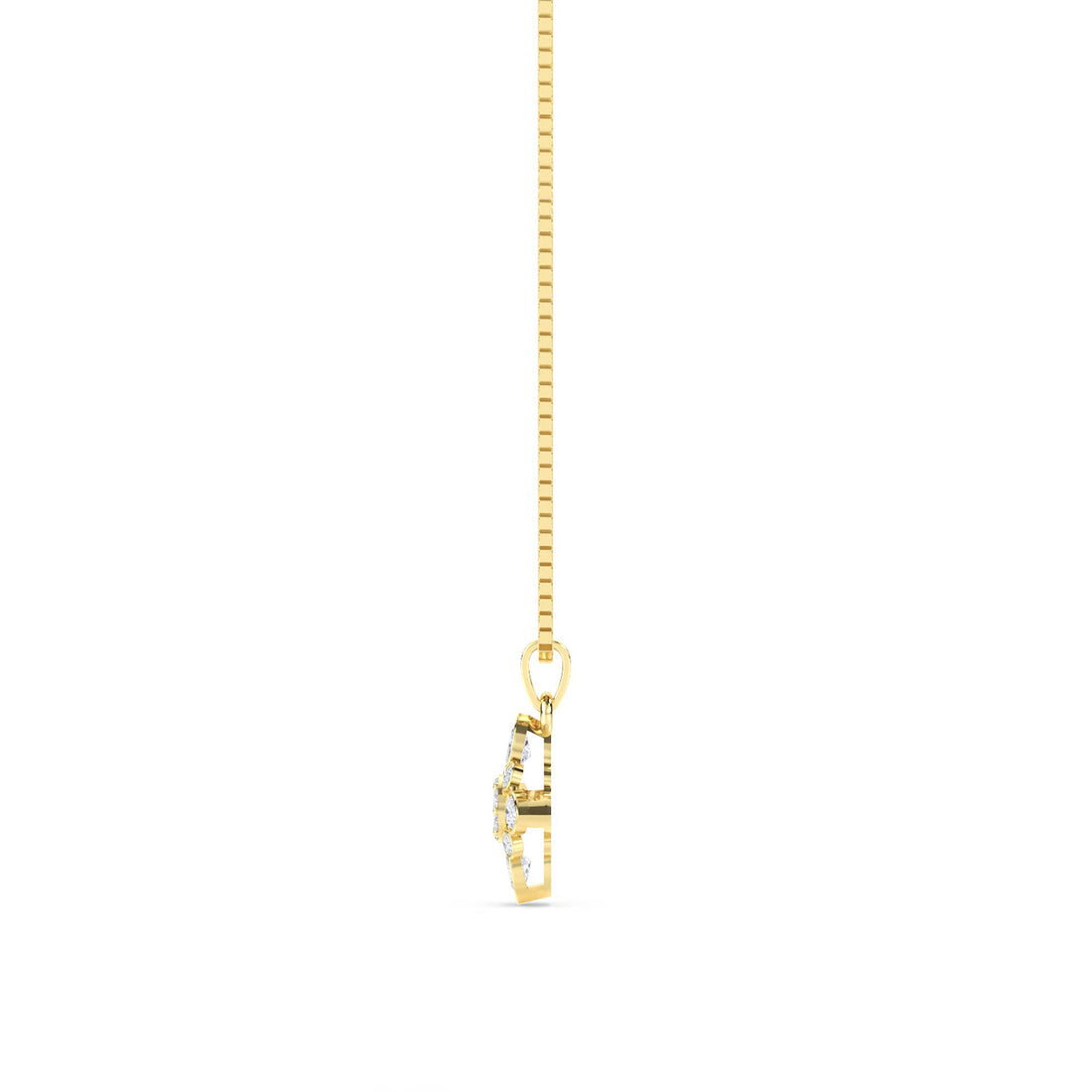 Vintage Star Medallion Lab Grown Diamond Pendant