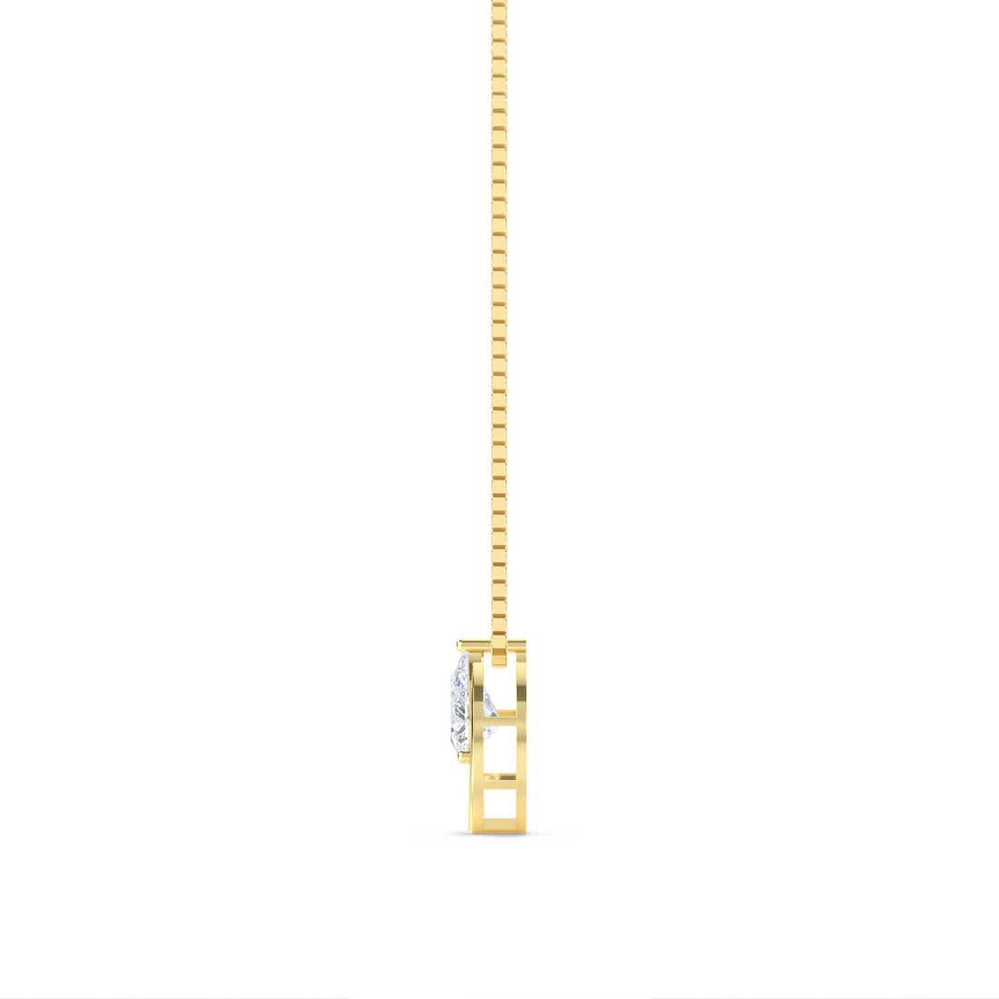 Pear Cluster Marquise Frame Lab Grown Diamond Pendant