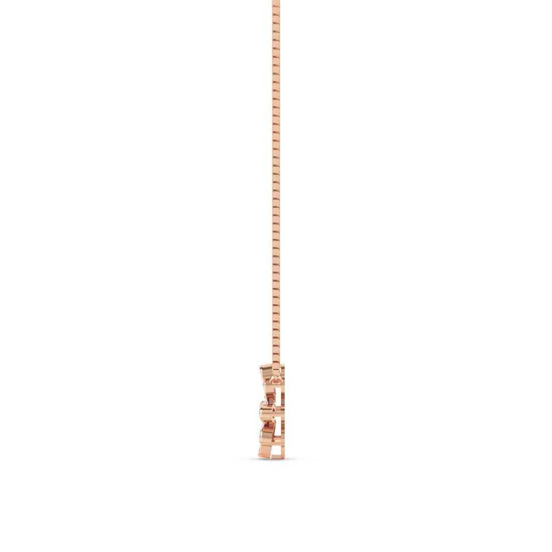 Diamond Daisy Flower Lab Grown Diamond Pendant