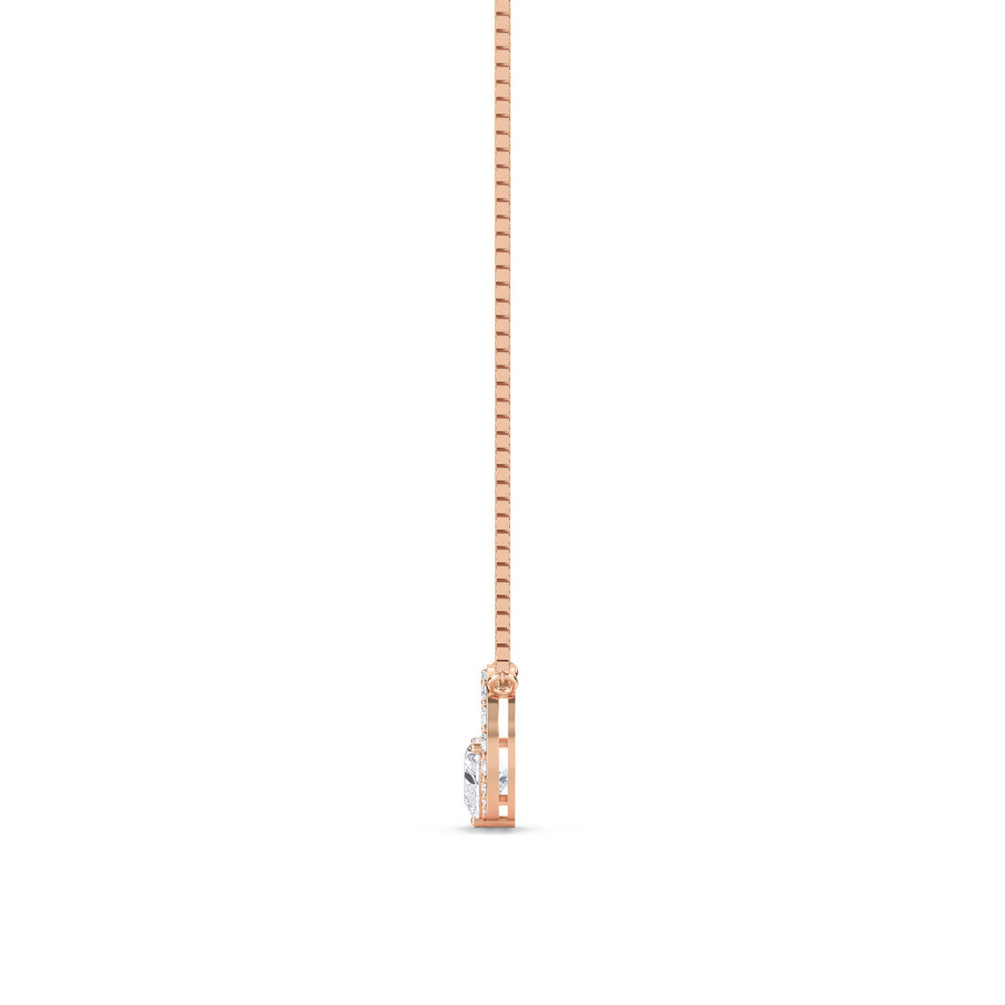 Heart Open Loop Lab Grown Diamond Pendant