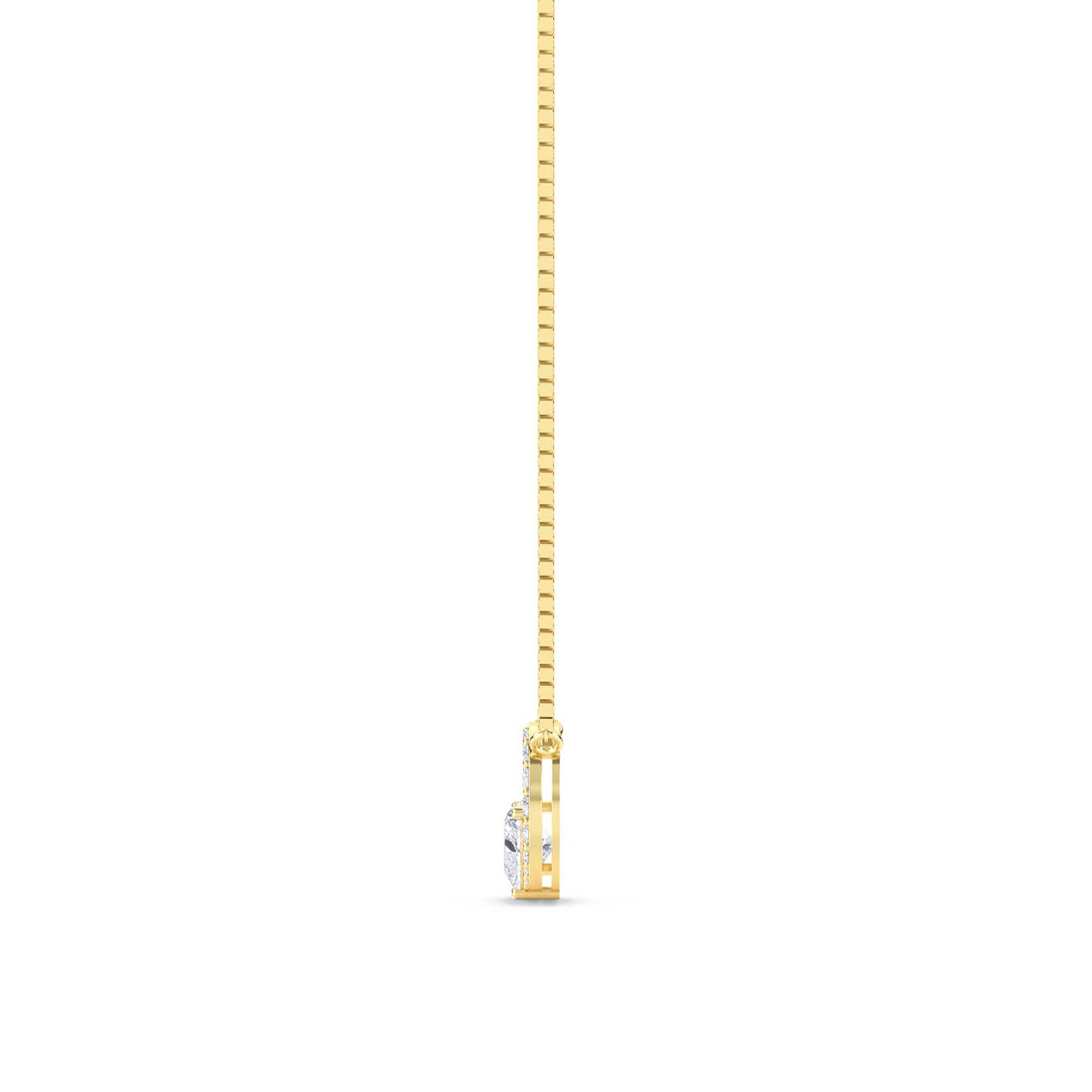Heart Open Loop Lab Grown Diamond Pendant