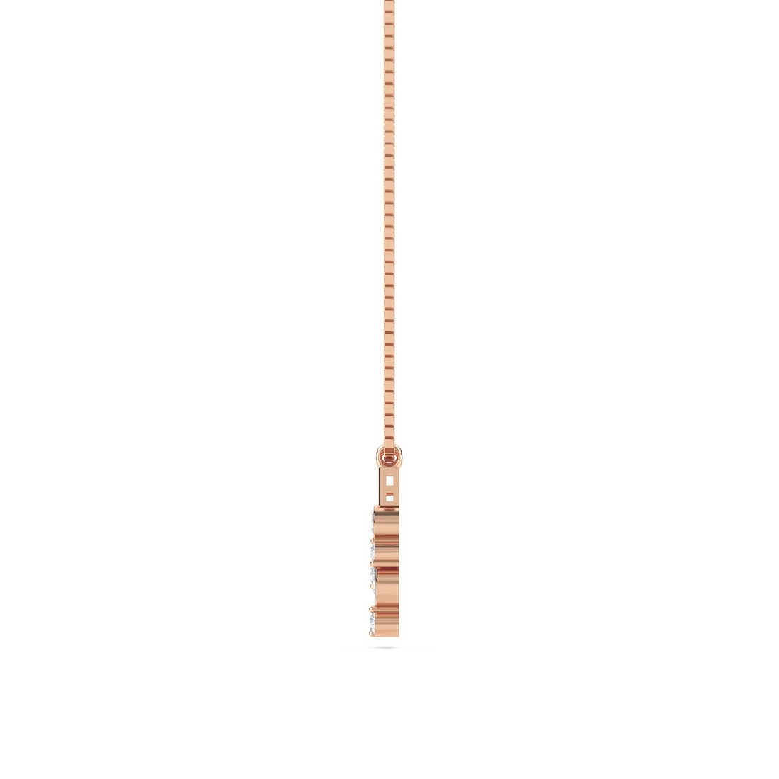 Diamond Tassel Cluster Drop Lab Grown Diamond Pendant