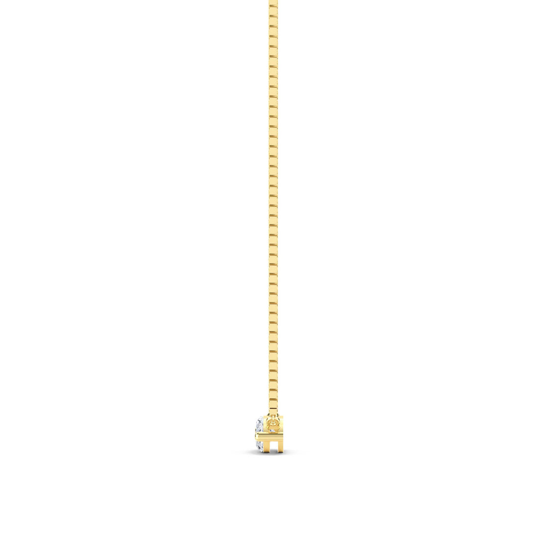 East West Marquise Floating Lab Grown Diamond Pendant