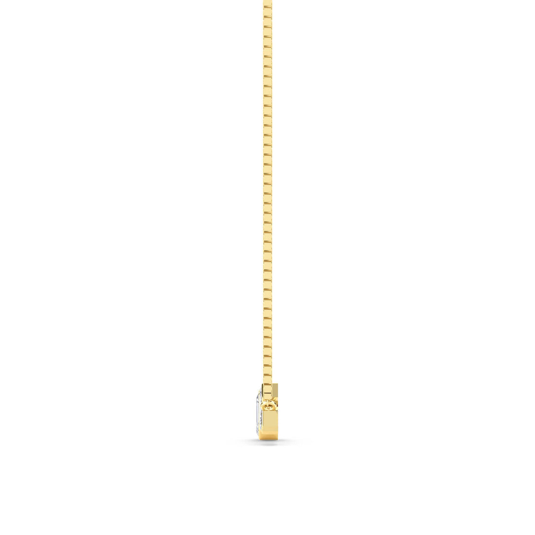 Triple Emerald Cut Graduated Lab Grown Diamond Pendant