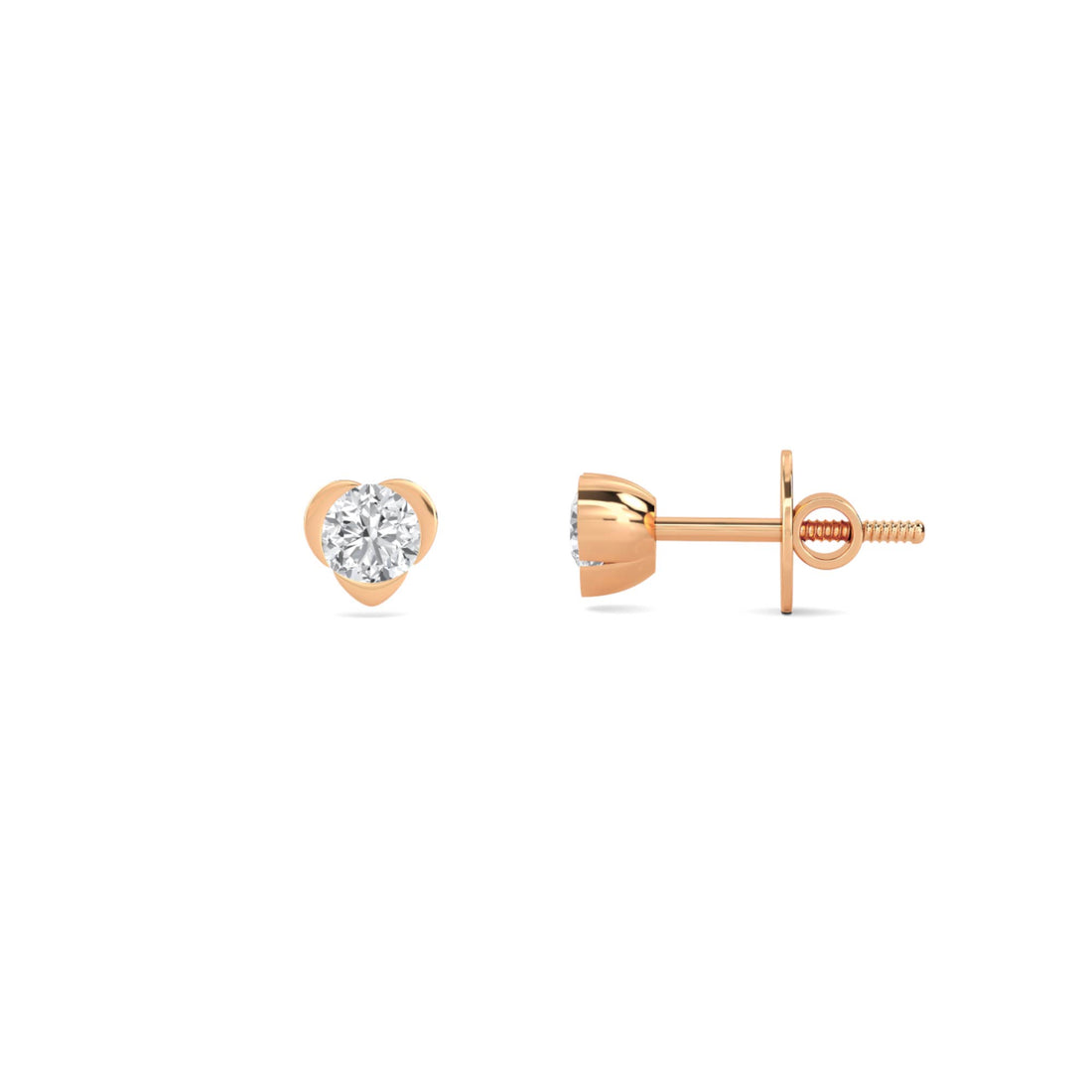 Heart Stud Earrings