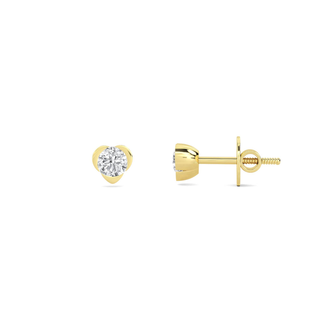 Heart Stud Earrings