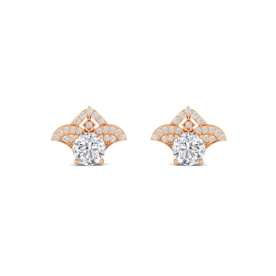 Fleur Cluster Stud Earrings