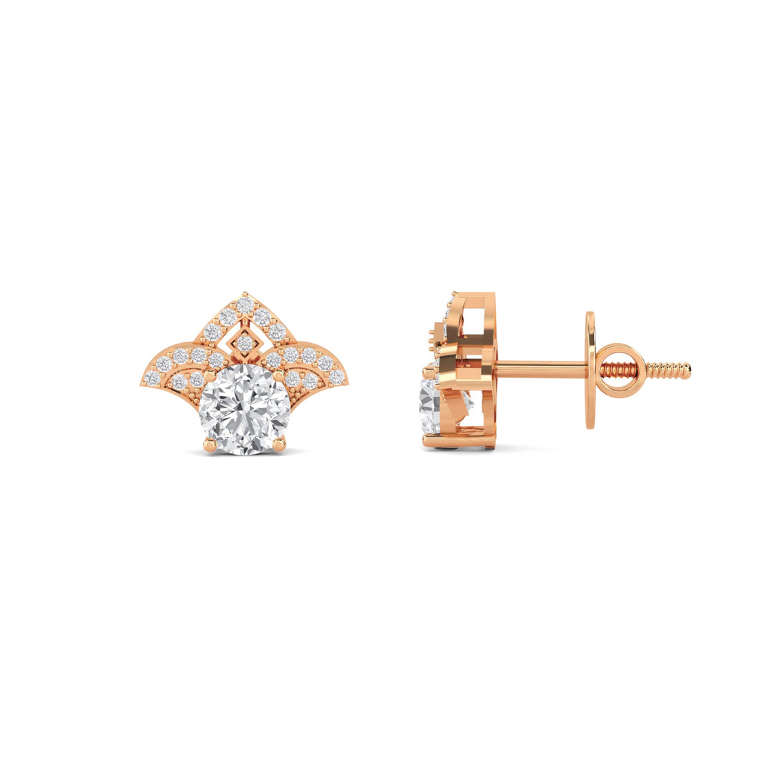 Fleur Cluster Stud Earrings