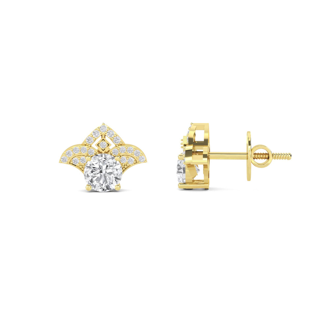 Fleur Cluster Stud Earrings