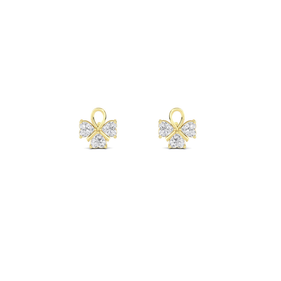 Marquise Flower Stud Earrings - image 1