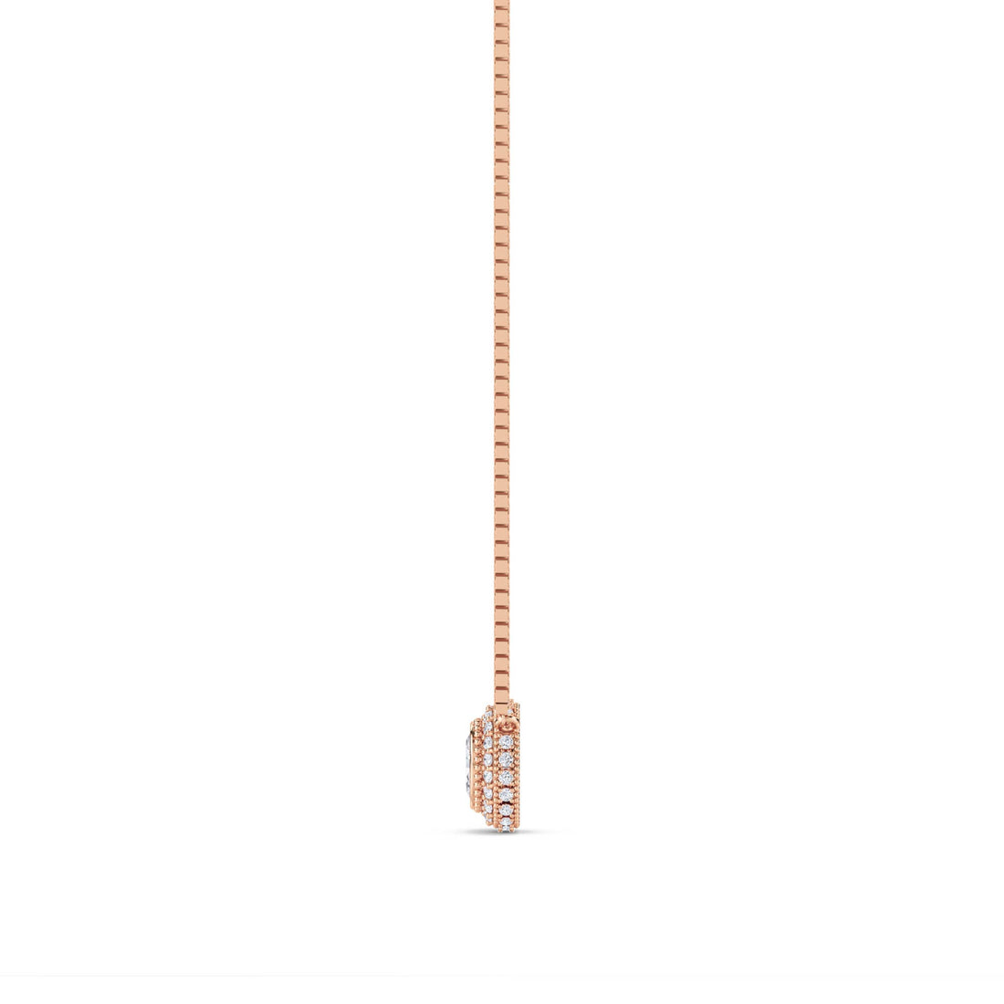 Oval Halo Pendant