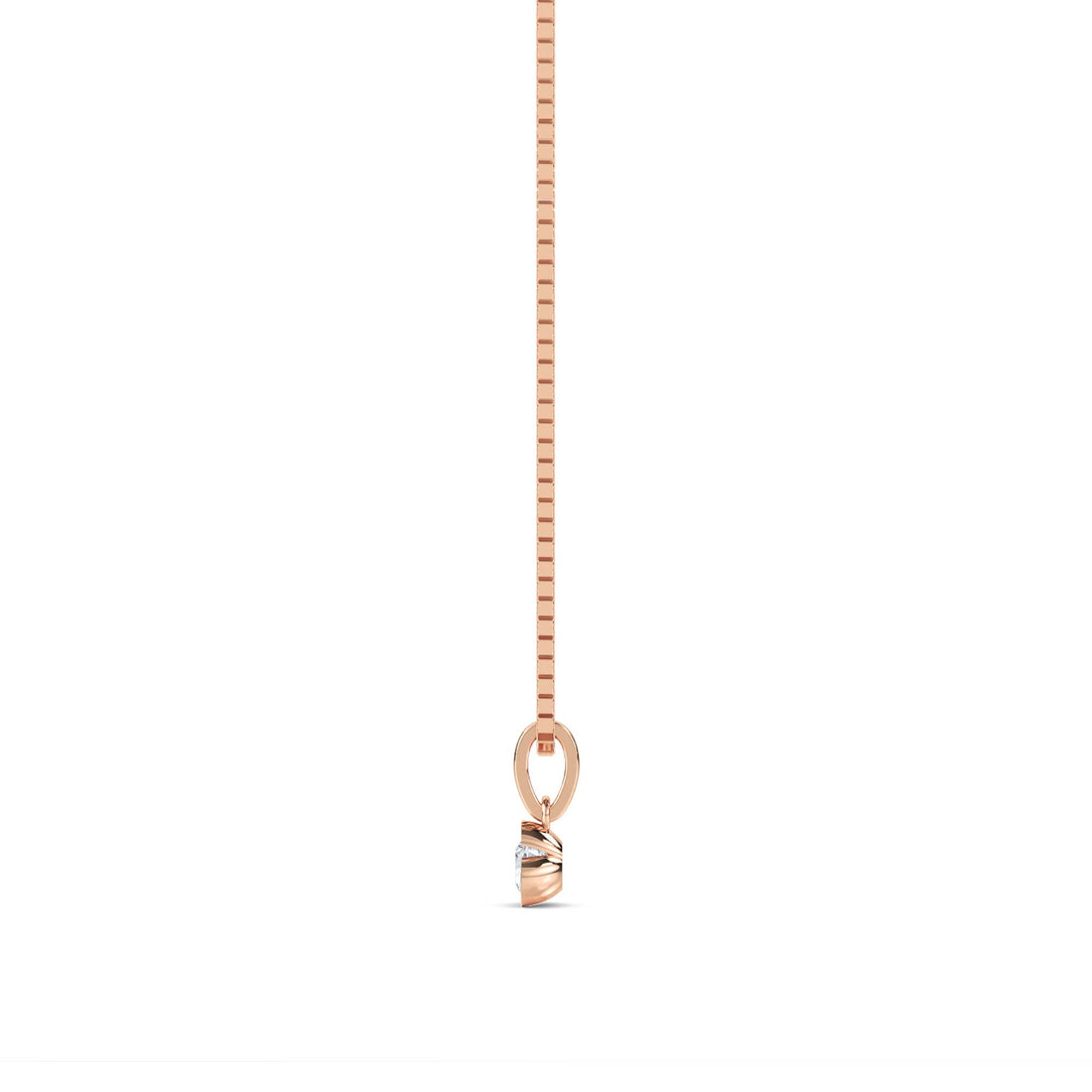 Round Bezel Solitaire Pendant