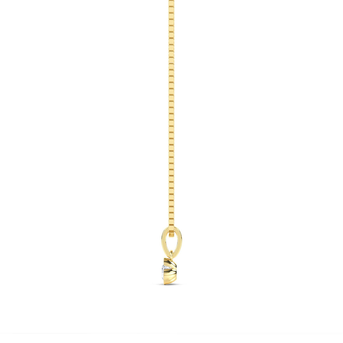 Round Bezel Solitaire Pendant