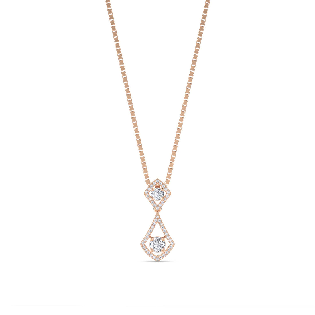 Double Kite Diamond Pendant