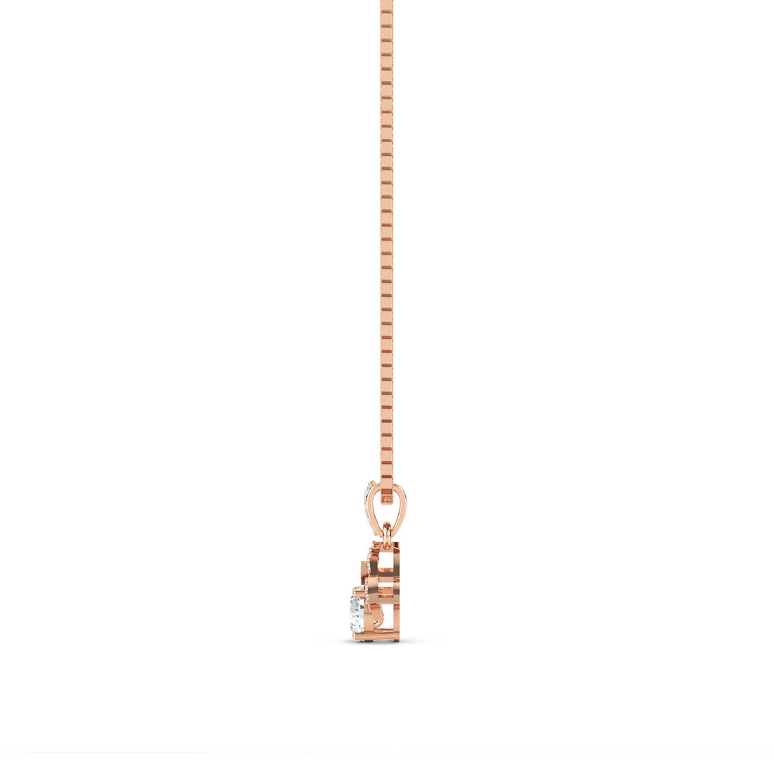 Fleur Diamond Cluster Pendant