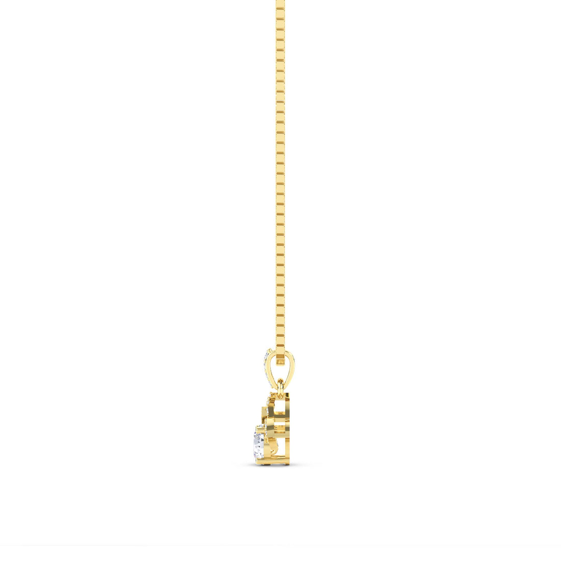 Fleur Diamond Cluster Pendant
