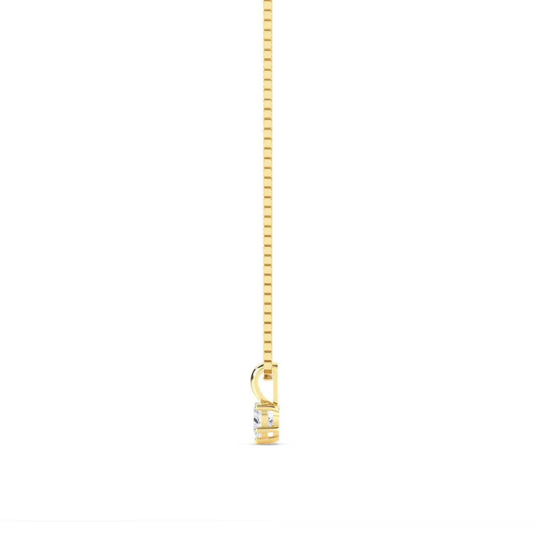 Heart Solitaire Pendant