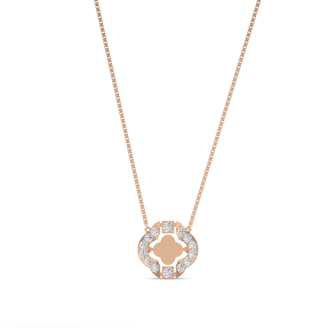 Quatrefoil Halo Pendant