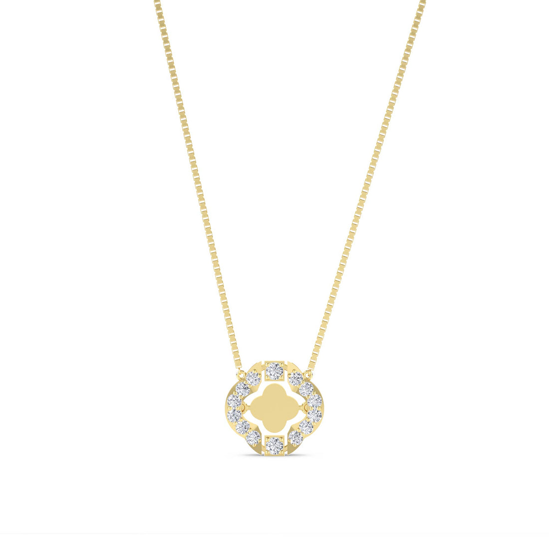 Quatrefoil Halo Pendant - image 1
