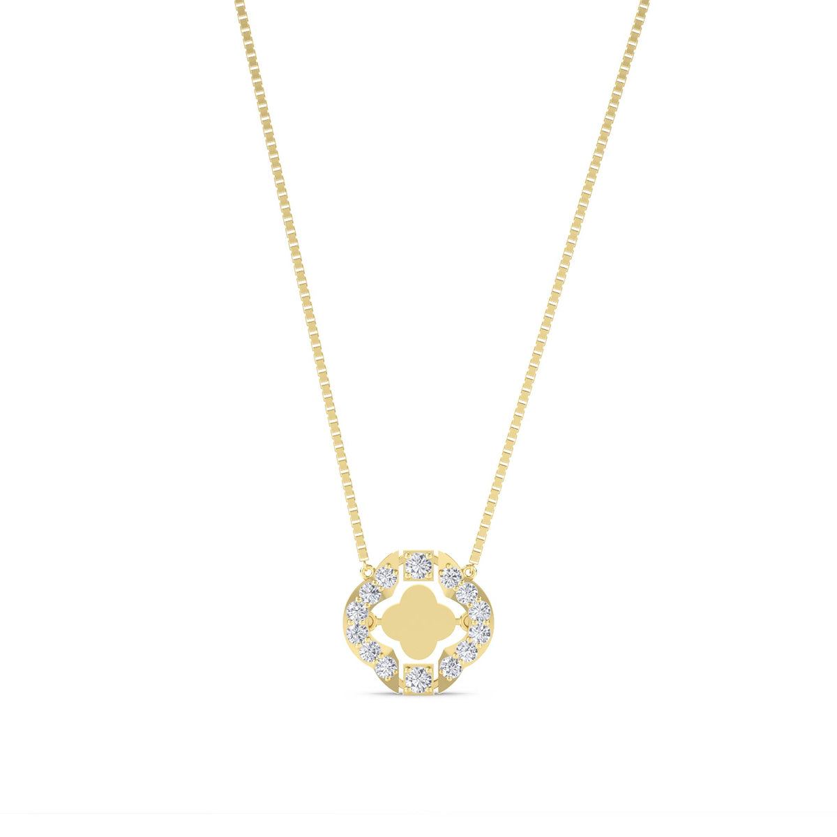 Quatrefoil Halo Pendant - image 1