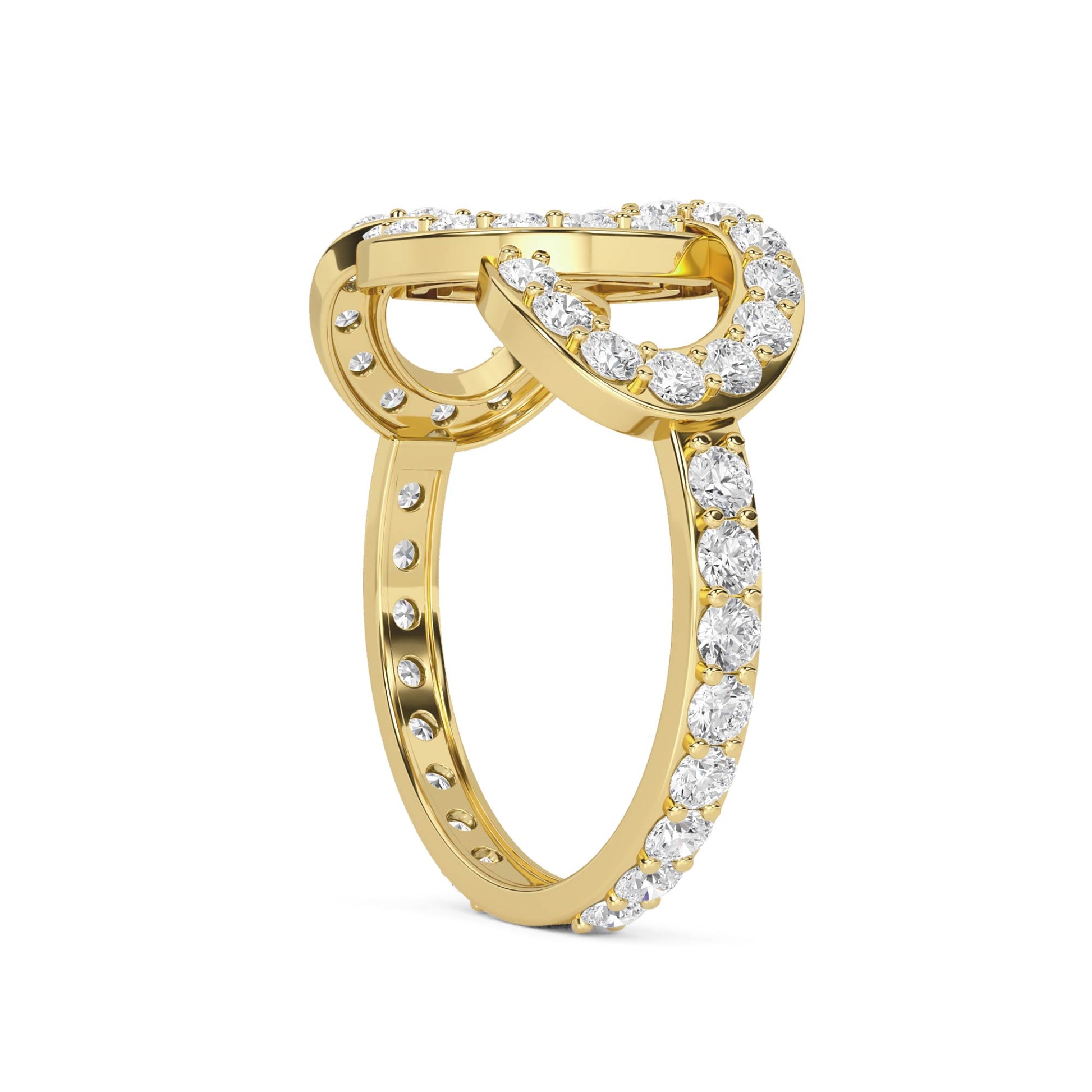 Celeste Halo Diamond Ring - image 6