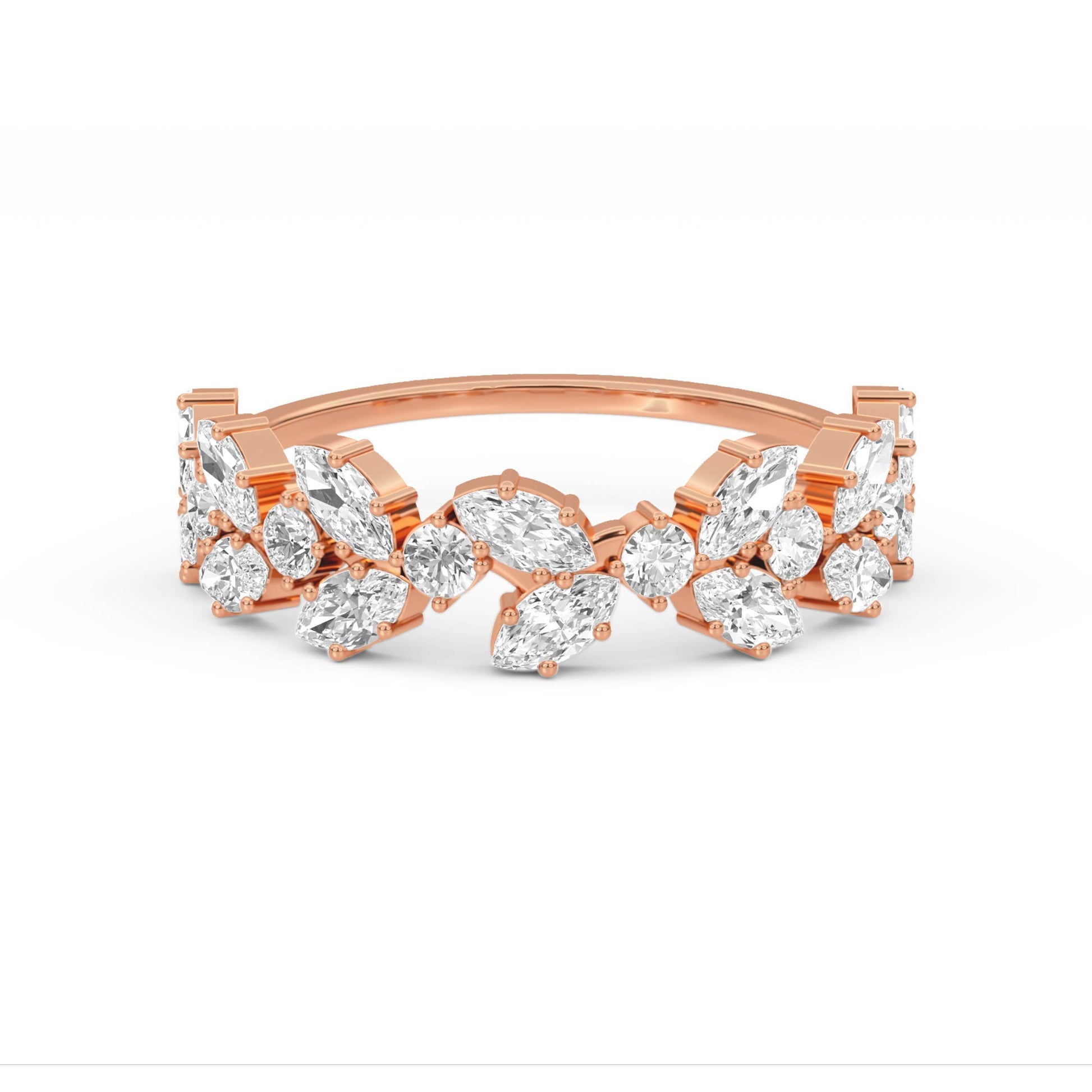 Marquise Bloom Diamond Ring - image 4