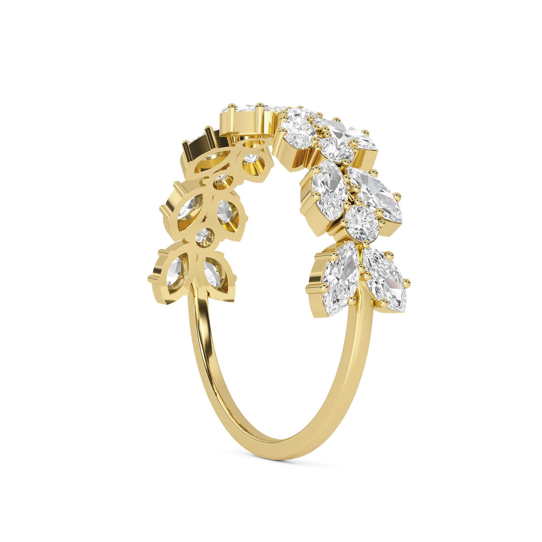 Marquise Bloom Diamond Ring - image 3