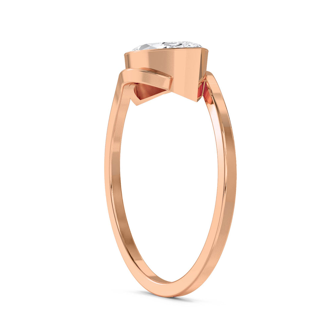 Marquise Diamond Bypass Ring