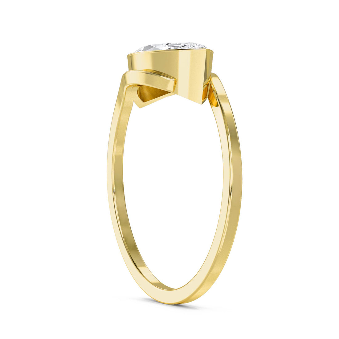 Marquise Diamond Bypass Ring
