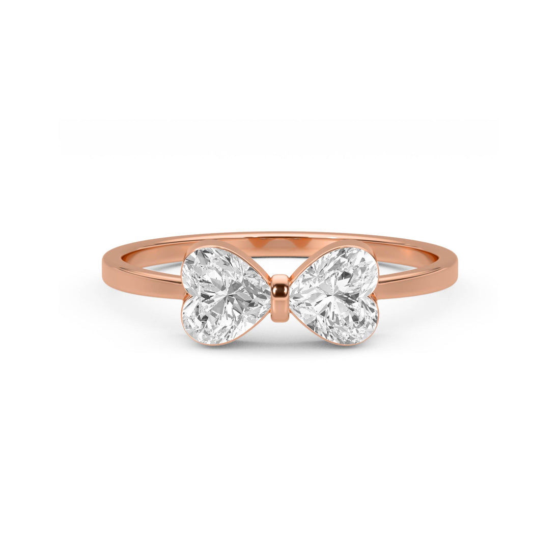 Celestial Butterfly Diamond Ring - image 4