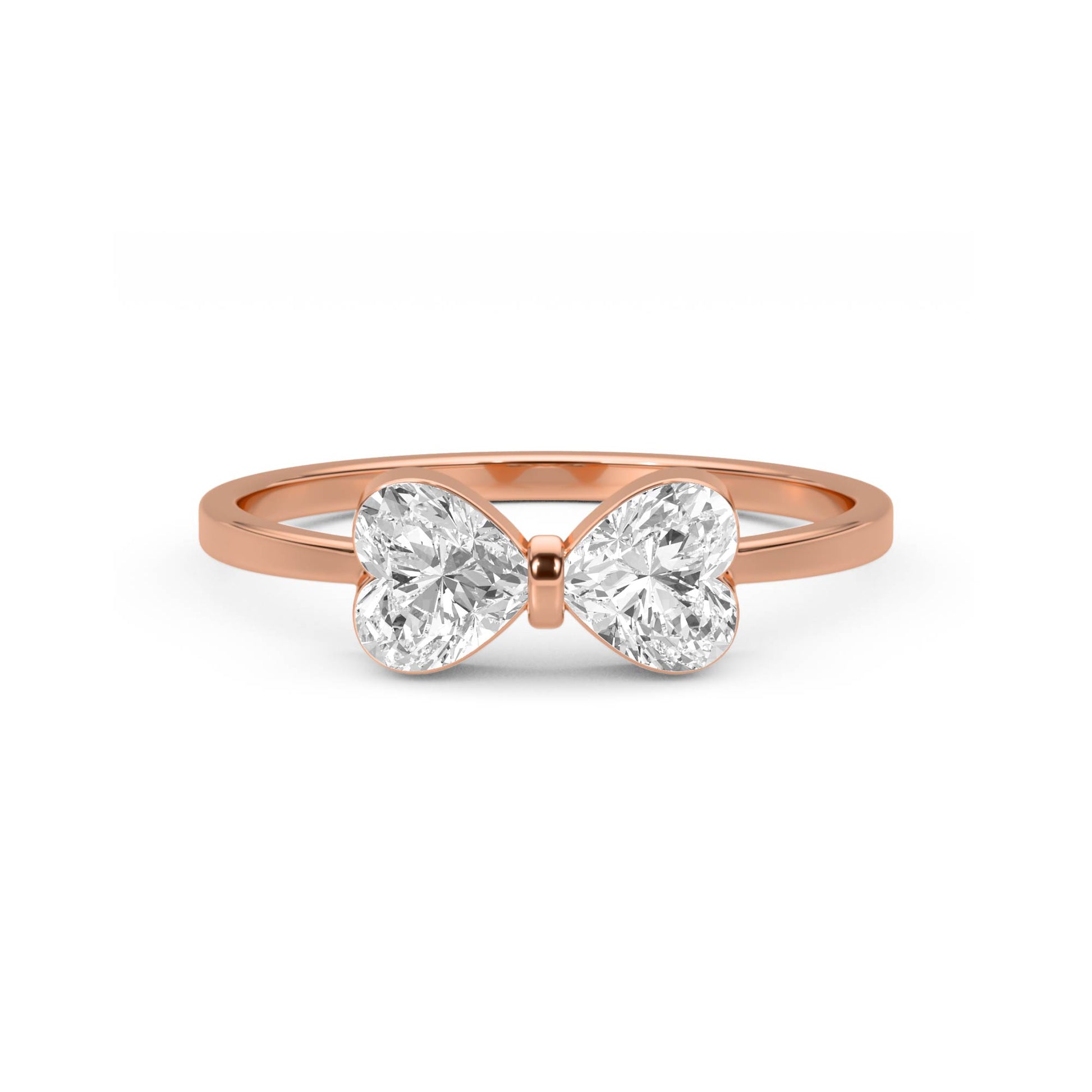 Celestial Butterfly Diamond Ring - image 4