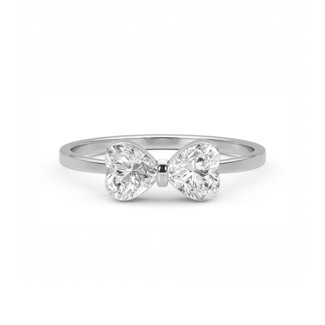 Celestial Butterfly Diamond Ring (Silver) - image 1