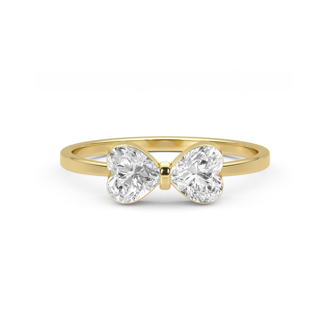 Celestial Butterfly Diamond Ring - image 1
